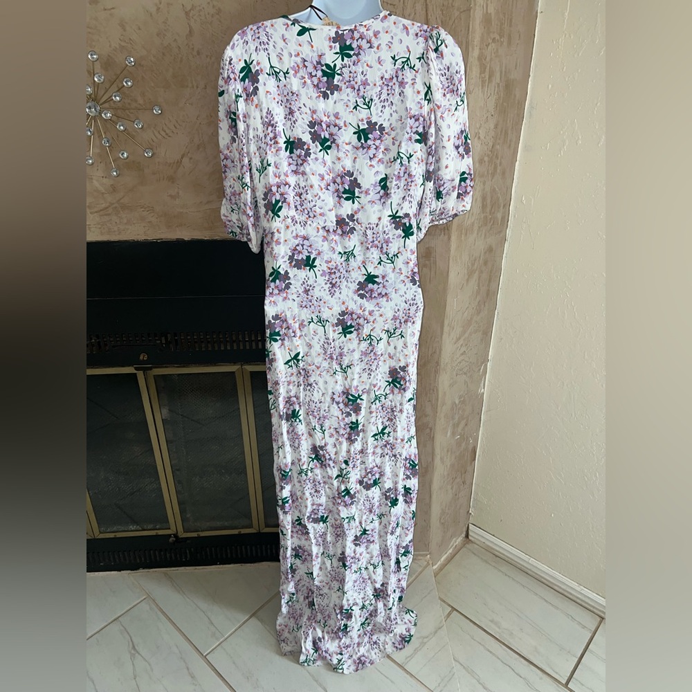 BYTIMO Floral Ruched Maxi Dress | NWT | Size Small - Picture 6 of 9